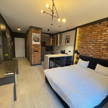 Apartment Riverside Industrial - Sauna-gym- In Style By Wroapart-pl -air-conditioning-all-spa-fitness