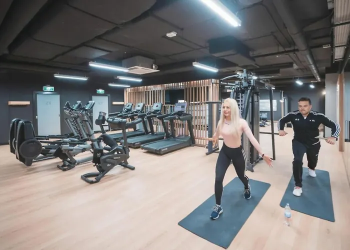 Riverside Industrial - Sauna-gym- In Style By Wroapart-pl -air-conditioning-all-spa-fitness Lejlighed